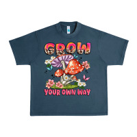 Midnight Navy grow your own way Urban Heavy Tee - JahusDesignShop