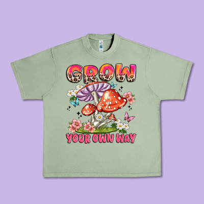 Grow Your Own Way Urban Heavy Tee Designed By Jahusdesignshop