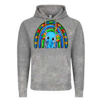 Cloud Rock autism elephant rainbow Vintage Hoodie - Zillion Design Studio