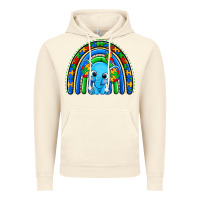 Vintage Artic autism elephant rainbow Vintage Hoodie - Zillion Design Studio