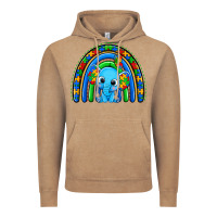 Vintage Coffee autism elephant rainbow Vintage Hoodie - Zillion Design Studio