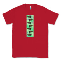 Red dinosaur ankylosaurus pen wrap Classic Tee - Artiststas