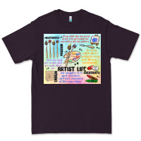 Plum artist life Premium Tee - MaliasSmallBusiness