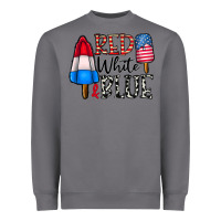Storm red white blue Heavyweight Sweatshirt - CowhideDigitalArt