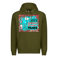 Army Green 100 nursing student tears mousepad Premium Hoodie - BarkalooDesign