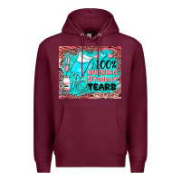 Burgundy 100 nursing student tears mousepad Premium Hoodie - BarkalooDesign