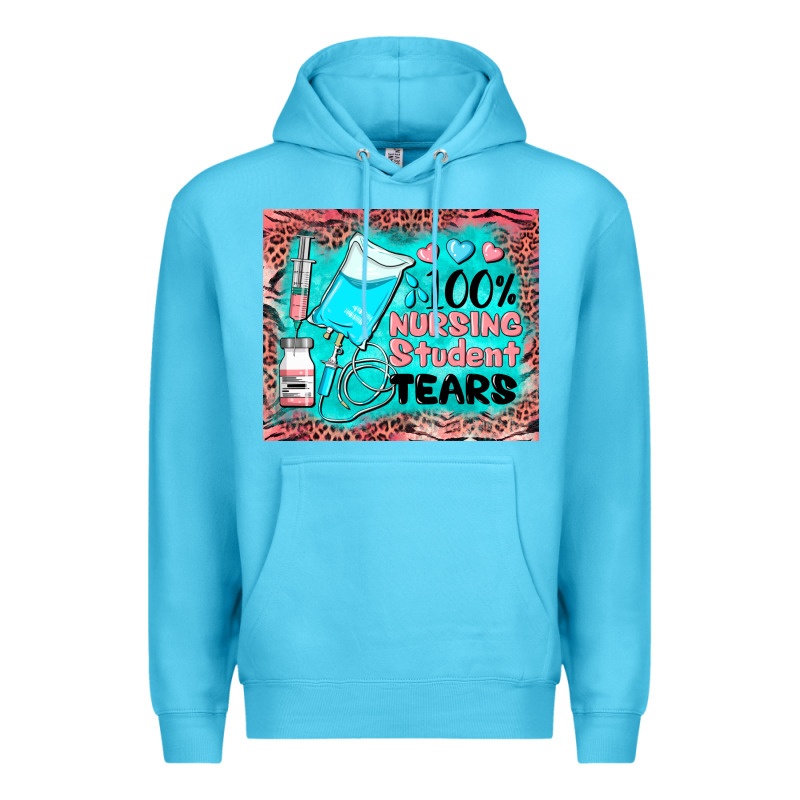 100 Nursing Student Tears Mousepad Premium Hoodie by BarkalooDesign | Teevron
