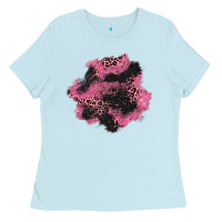 Baby Blue valentine's day patches Ladies Tee - AdoDesignShop