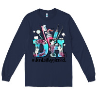 Navy d h dental hygienist Long Sleeve Tee - AdoDesignShop