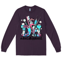 Plum d h dental hygienist Long Sleeve Tee - AdoDesignShop