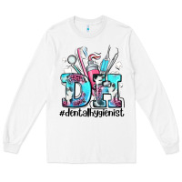White d h dental hygienist Long Sleeve Tee - AdoDesignShop