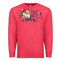 Cardinal Santa Baby Pink Christmas Premium Sweatshirt - MaliasSmallBusiness