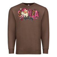 Chestnut Santa Baby Pink Christmas Premium Sweatshirt - MaliasSmallBusiness