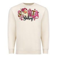 Sandshell Santa Baby Pink Christmas Premium Sweatshirt - MaliasSmallBusiness