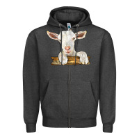 Charcoal Heather baby cashmere goat Zipper Hoodie - LillyAllenDesigns