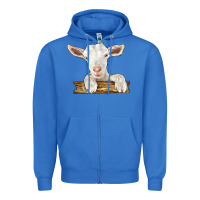 True Royal baby cashmere goat Zipper Hoodie - LillyAllenDesigns