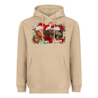 Mushroom christmas horses Heavyweight Hoodie - MaliasSmallBusiness