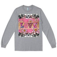 Heather Grey v.d love and lotus tumbler Long Sleeve Tee - AdoDesignShop