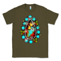 Army Green gemstone christmas Classic Tee - JahusDesignShop