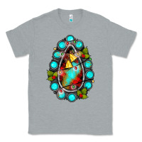 Heather Grey gemstone christmas Classic Tee - JahusDesignShop