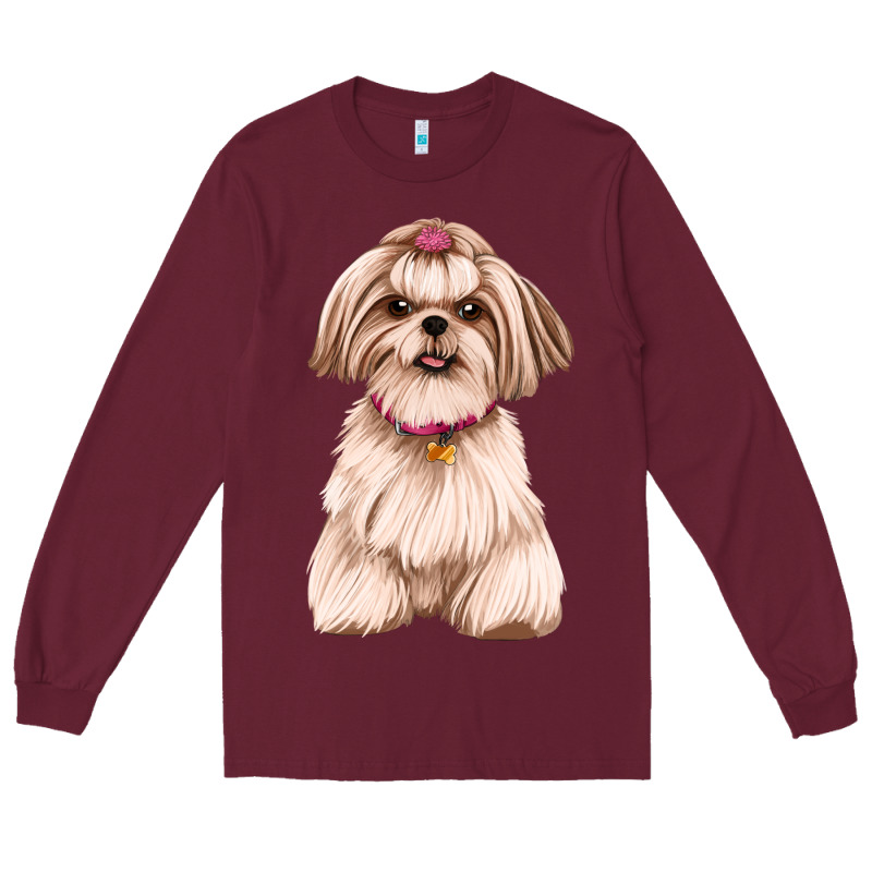 Shih Tzu Long Sleeve Tee by Artiststas | Teevron