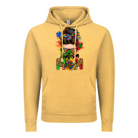 Vintage Mustard autism mom messy bun Vintage Hoodie - Zillion Design Studio