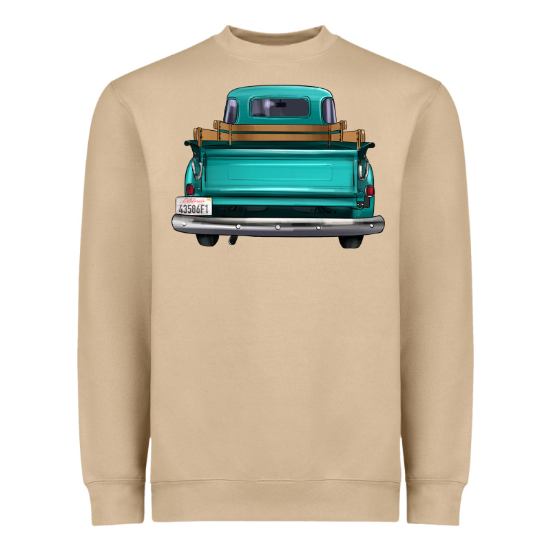 Western Truck Back View Heavyweight Sweatshirt by FaDigitalArtStudio | Teevron