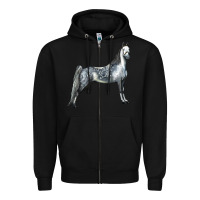 Black Tennessee Walking Horse Zipper Hoodie - LillyAllenDesigns