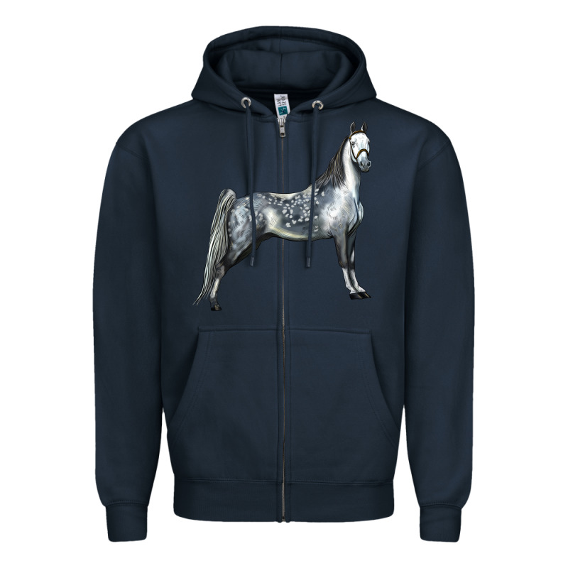 Tennessee Walking Horse Zipper Hoodie by LillyAllenDesigns | Teevron