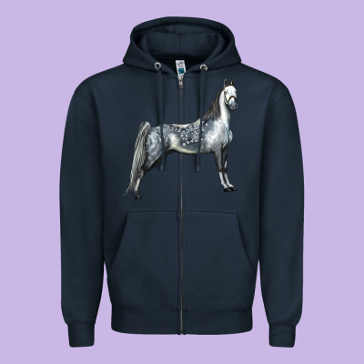 Tennessee Walking Horse Zipper Hoodie Designed By Lillyallendesigns