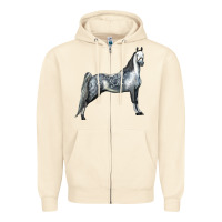 Sandshell Tennessee Walking Horse Zipper Hoodie - LillyAllenDesigns