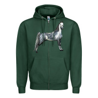Sports Green Tennessee Walking Horse Zipper Hoodie - LillyAllenDesigns