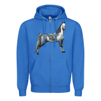 True Royal Tennessee Walking Horse Zipper Hoodie - LillyAllenDesigns