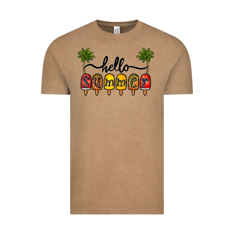 1hello Summer Vintage Tee by CowhideDigitalArt | Teevron