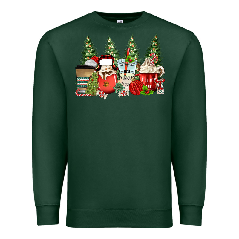 Christmas Vacation You Serious Clark Coffee Premium Sweatshirt by MaliasSmallBusiness | Teevron