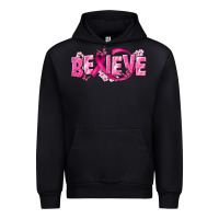 Black Cancer Believe Urban Hoodie - NancyCooperArtShop