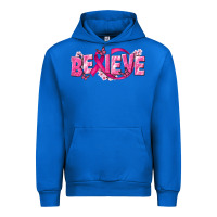 Cobalt Cancer Believe Urban Hoodie - NancyCooperArtShop