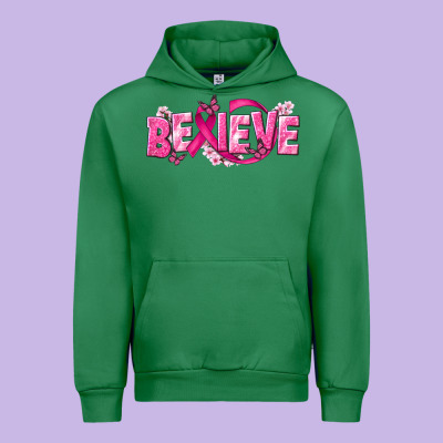 Cancer Believe Urban Hoodie Designed By Nancycooperartshop