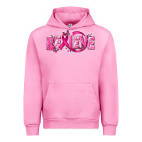 Fuchsia Pink Cancer Believe Urban Hoodie - NancyCooperArtShop