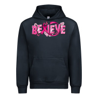 Navy Cancer Believe Urban Hoodie - NancyCooperArtShop