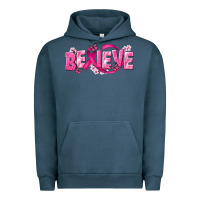 Pigment Midnight Navy Cancer Believe Urban Hoodie - NancyCooperArtShop