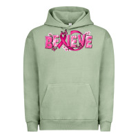 Pigment Oil Green Cancer Believe Urban Hoodie - NancyCooperArtShop