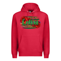 Cardinal latina with serape and roses Premium Hoodie - Jasminsmagicworld