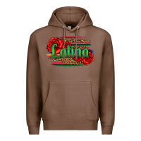 Chestnut latina with serape and roses Premium Hoodie - Jasminsmagicworld