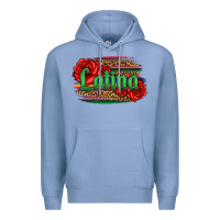 Colony Blue latina with serape and roses Premium Hoodie - Jasminsmagicworld