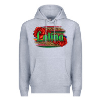 Heather Grey latina with serape and roses Premium Hoodie - Jasminsmagicworld