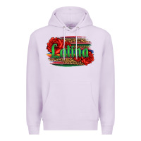 Lilac latina with serape and roses Premium Hoodie - Jasminsmagicworld