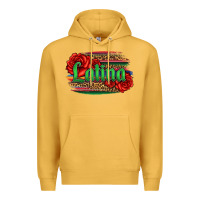 Mustard latina with serape and roses Premium Hoodie - Jasminsmagicworld