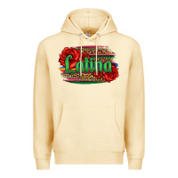 Pina Colada latina with serape and roses Premium Hoodie - Jasminsmagicworld