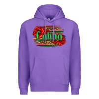 Purple latina with serape and roses Premium Hoodie - Jasminsmagicworld